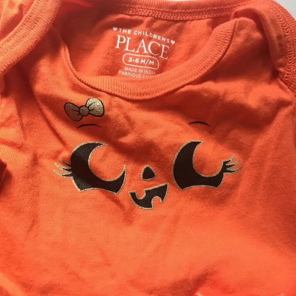 Halloween Little Pumpkin costume‎ one piece The Children’s Place baby girl 3-6M